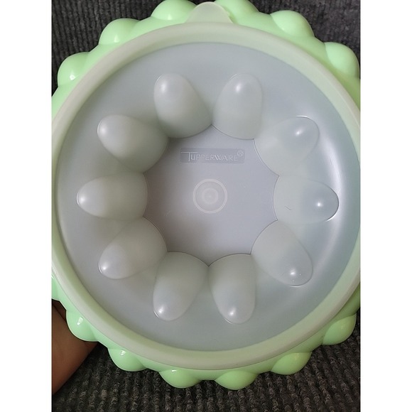 Tupperware Mint Green Jello Mold Ring Insert Vintage Jel N Serve Vintage Storage - Picture 4 of 6
